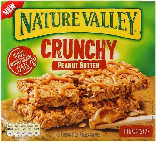 Nature Valley Crunchy Granola Bars Oats & Peanut Butter 210 g x10