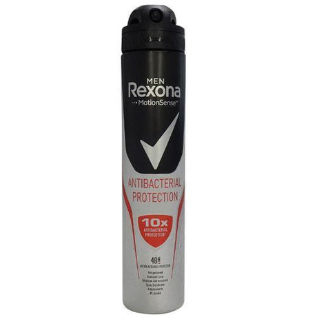 Rexona Anti-Perspirant Deodorant Spray For Men 10x Anti-Bacterial Protection 200 ml