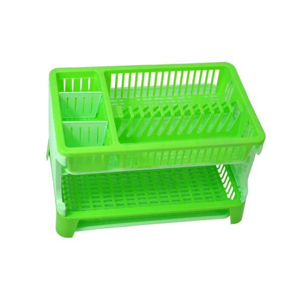 Buy Sacvin Everyday Double Decker Dish Rack (Assorted Colours) in ...