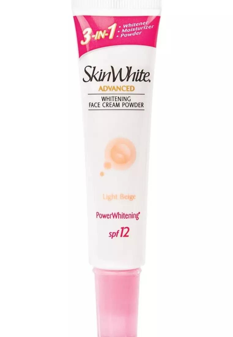 Skin White 3 in 1  Advanced Whitening Face Cream Powder Light Beige SPF 12 20 g