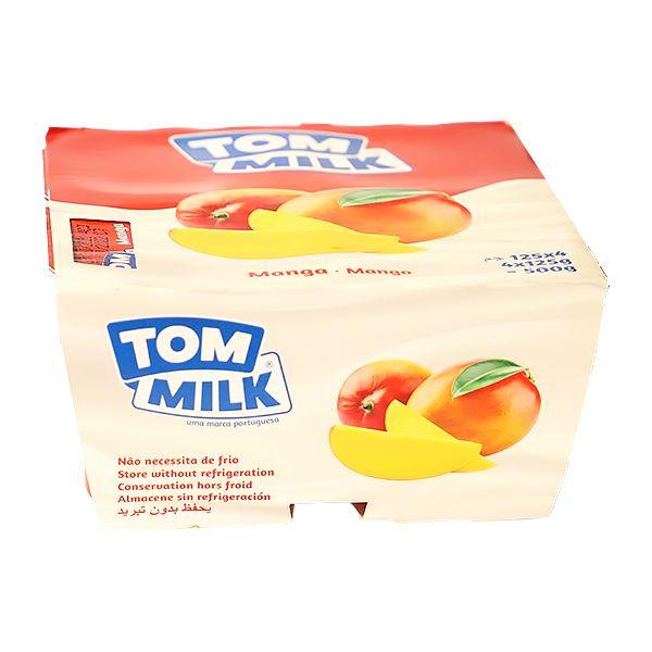 Tom Milk Mango Yoghurt 125 g x4