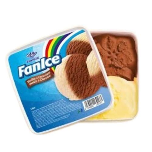 FanIce Ice Cream Vanilla Chocolate Double Treat 900 ml