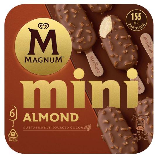 Magnum Ice Cream Mini Almond 55 ml x6