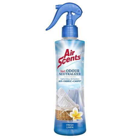 Air Scents 3 in 1 Odour Neutralizer Fresh Linen 350 ml