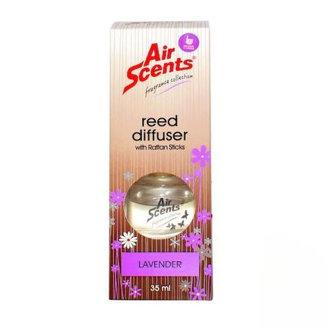 Air Scents Reed Diffuser With Rattan Sticks Lavender 35 ml