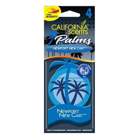 California Scents Palms Air Freshener New Car