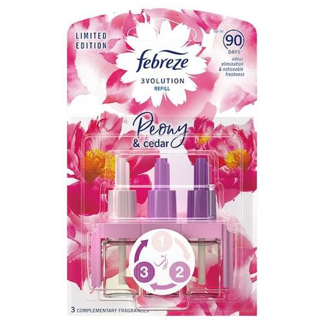 Febreze 3Volution Air Freshener Refill Twin Pack Peony & Cedar 20 ml