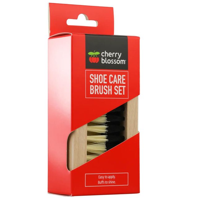 Cherry Blossom Shoe Care Brush Set x2