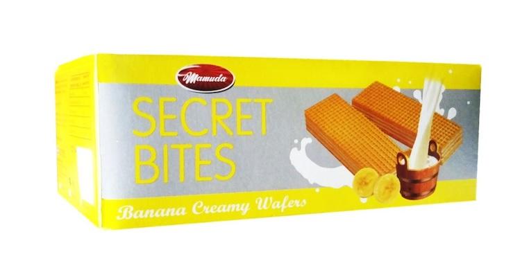 Mamuda Secret Bites Banana Cream Wafers 50 g