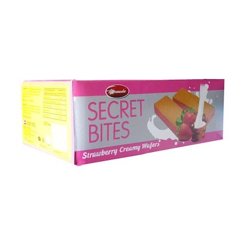 Mamuda Secret Bites Strawberry Cream Wafers 50 g