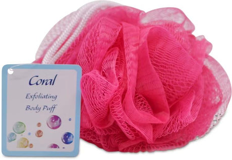 Coral Exfoliating Body Puff