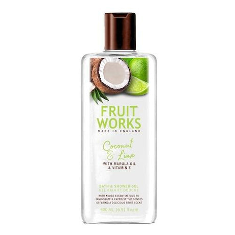 Fruit Works Bath & Shower Gel Coconut & Lime 500 ml