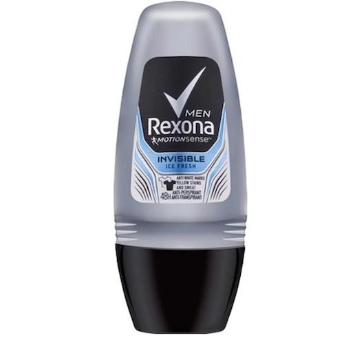 Rexona Anti-Perspirant/Transpirant Deodorant Roll On Men Invisible Ice Fresh Grey 50 ml