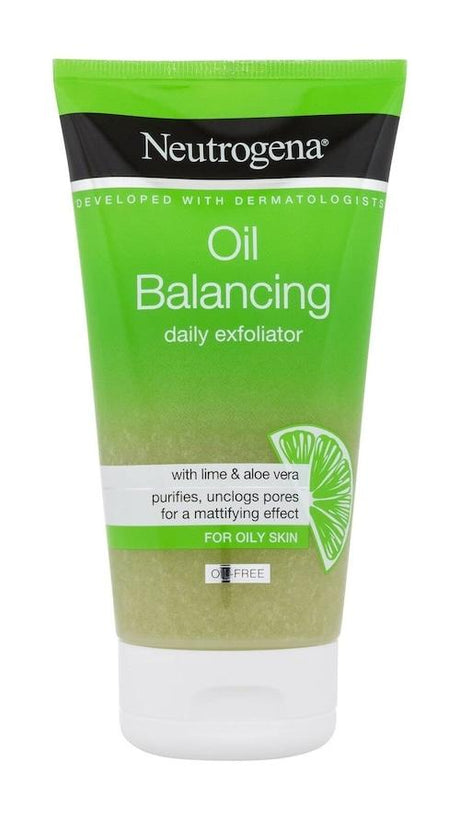 Neutrogena Oil Balancing Daily Exfoliator Lime & Aloe Vera 150 ml