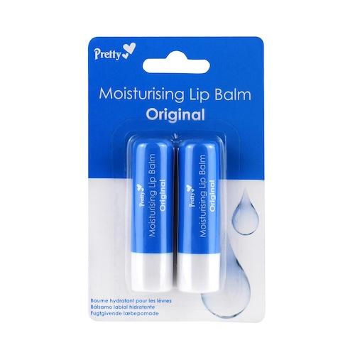 Pretty Moisturising Lip Balm Original 4.3 g x2