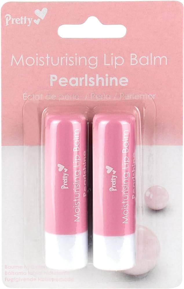 Pretty Moisturising Lip Balm Pearl Shine 4.3 g x2