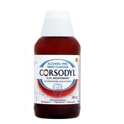 Corsodyl Mouthwash Mint Alcohol-Free 300 ml
