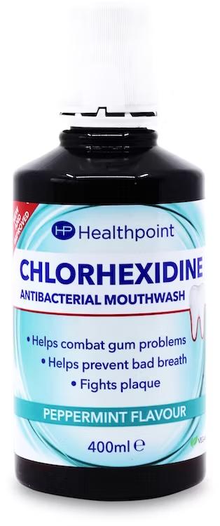 Healthpoint Anti-Bacterial Mouthwash Peppermint 400 ml