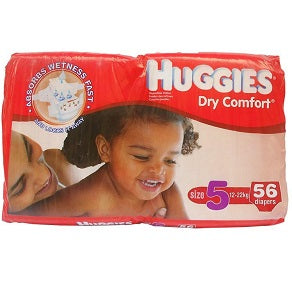 Huggies Dry Comfort Size 5 12-22 kg x56