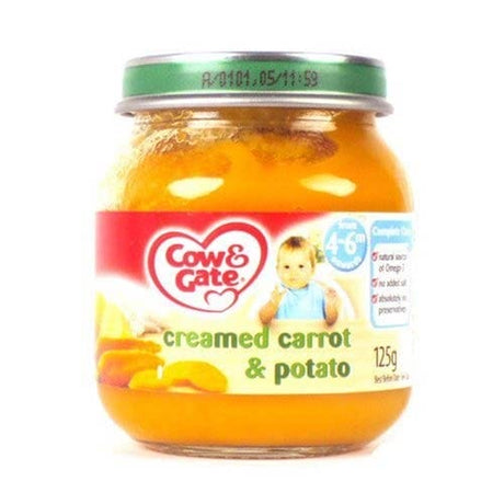 Cow & Gate Creamy Carrot & Potato 4-6 Months+ 125 g