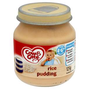 Cow & Gate Rice Pudding 6 Months+ 125 g