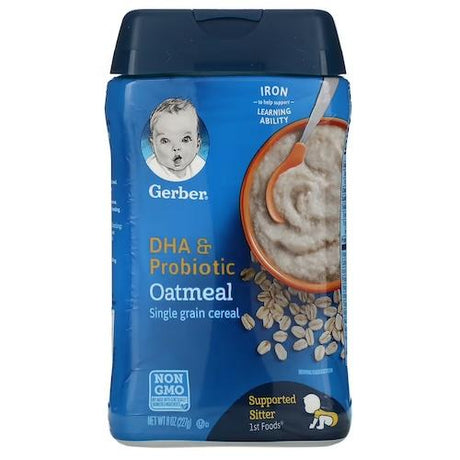 Gerber Oatmeal Cereal Single Grain 227 g