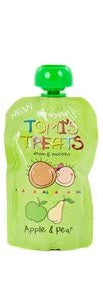 Tomi's Treats Organic Apple & Pear 6 Months+ 100 g