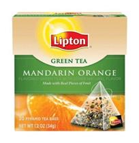 Lipton Green Tea Mandarin Orange 34 g