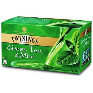 Twinings Green Tea & Mint 50 g x25 x4