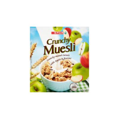 Spar Crunchy Muesli Mixed Cereal With Raisin 500 g