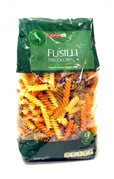 Spar Fusilli Tricolori Pasta 500 g