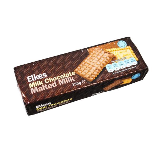 Elkes Milk Chocolate Malted Biscuit 250 g