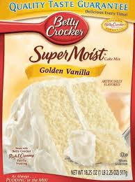 Betty Crocker Super Moist Golden Vanila Cake Mix 432 g