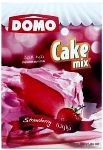 Domo Cake Mix Strawberry 500 g