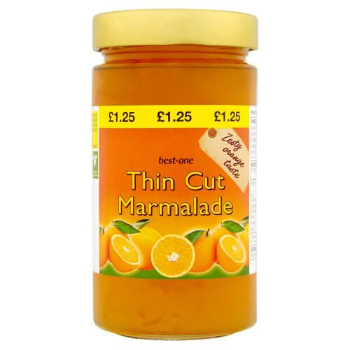 Best-One Orange Marmalade Thin Cut 454 g