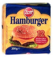 Zott Hamburger Cheese 200 g 12 Slices