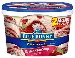 Blue Bunny Double Strawberry 1.65 L
