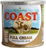 Coast Full Cream Evaporated Milk 170 g x6