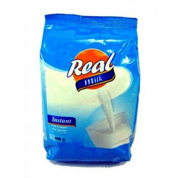 Real Instant Full Cream Milk Powder Sachet 400 g x12