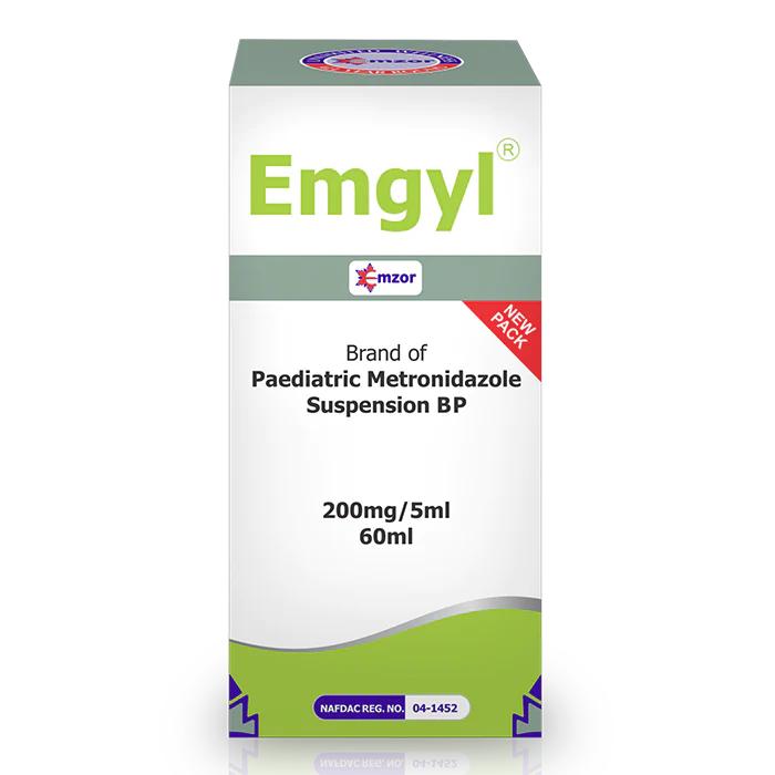 Emgyl Paediatric Suspension 200 mg/ 5 ml 60 ml