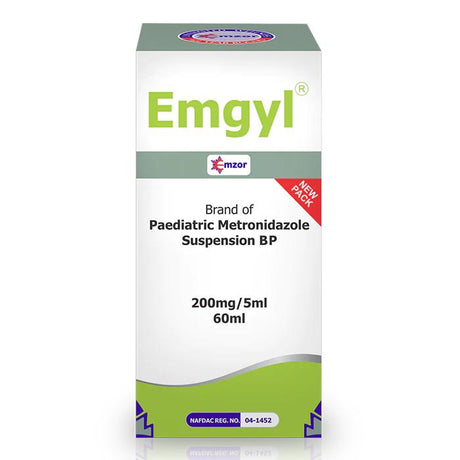 Emgyl Paediatric Suspension 200 mg/ 5 ml 60 ml