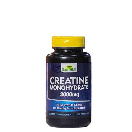 Nature's Field Creatine Monohydrate 3000 mg x120 Capsules