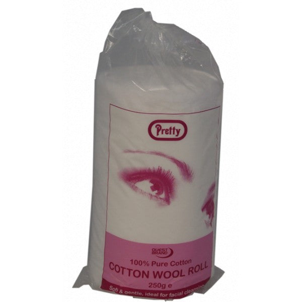 Pretty Cotton Wool Roll White x100