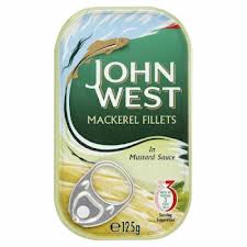 John West Mackerel Fillets In Mustard Sauce 125 g