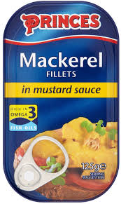 Princes Mackerel Fillet In Mustard Sauce 125 g