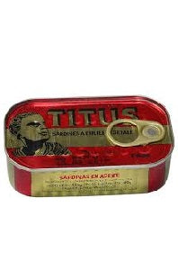 Titus Sardines 125 g x10