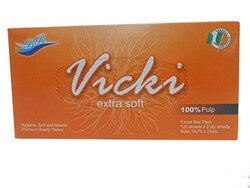 Banrut Rolls Vicki Facial Tissue Extra Soft 2 Ply 120 Sheets