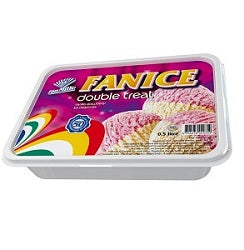 FanIce Ice Cream Vanilla Strawberry 450 ml