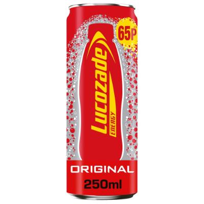 Lucozade Energy Drink Original Can 25 cl x24 (Imported)