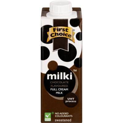 First Choice UHT Full Cream Milk Milki Chocolate 250 ml